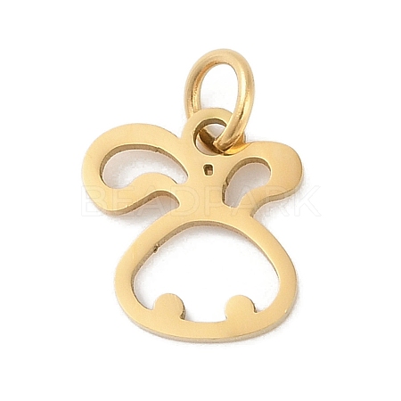304 Stainless Steel Pendants STAS-L279-001G-04-1