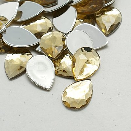 Imitation Taiwan Acrylic Rhinestone Cabochons GACR-A020-18x25mm-21-1