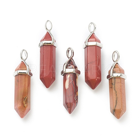 Natural Mookaite Pendants X-G-M378-01P-A21-1