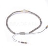 Adjustable Nylon Cord Braided Bead Bracelets X-BJEW-P256-B01-5