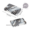Marble Pattern Silicone Soap Dishes DIY-WH0430-018E-2