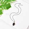 Alloy Enamel Pendant Necklaces NJEW-YW0001-02-7