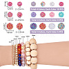 96Pcs 16 Style Resin Rhinestone Beads RESI-PH0002-15-2