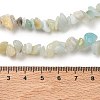 Natural Flower Amazonite Chips Beads Strands G-M205-12B-6