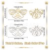 12Pcs 2 Colors 201 Stainless Steel Pendants STAS-SC0005-11-2