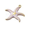 304 Stainless Steel Enamel Pendants STAS-I355-11G-03-2