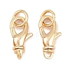 Brass Lobster Claw Clasps KK-H287-08A-G-1