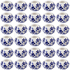 60Pcs Handmade Porcelain European Beads PORC-SC0001-25B-7