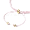 5Pcs 5 Colors Candy Color Braided Nylon Cord Slider Bracelet Making AJEW-JB01237-4
