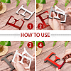 Acrylic Mirror Wall Stickers Decal DIY-CN0001-13B-W-3