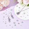 Unicraftale 180Pcs 6 Styles 304 Stainless Steel Open Jump Rings STAS-UN0039-10-2