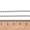 10Pcs 2MM 304 Stainless Steel Rope Chain Necklaces NJEW-G203-08P-5
