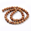 Natural Wood Lace Stone Beads Strands G-Q462-64-8mm-3