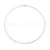 304 Stainless Steel Choker Necklaces NJEW-Q348-04P-1-2