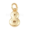 Brass Charms KK-G544-10G-08-1