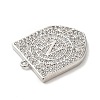 Brass Micro Pave Cubic Zirconia Pendants KK-Q772-07P-3