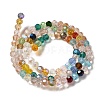 Electroplate Transparent Glass Beads Strands EGLA-A035-T4mm-HL01-2