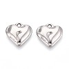 304 Stainless Steel Pendants STAS-T065-24A-P-1