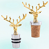 2Pcs 2 Style Zinc Alloy Wine Stoppers FIND-GF0011-17B-6