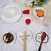 Ceramic Spoon Holders AJEW-WH0083-38C-5