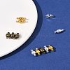 12 Sets 3 Colors Brass Magnetic Clasps KK-FS0001-55B-10
