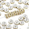 Brass Grade A Rhinestone Spacer Beads RB-A014-Z8mm-13S-1
