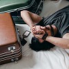 CutHollow 4Pcs PU Leather Luggage Tag OFST-CL0001-01A-01-7