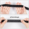 Gorgecraft 10 Yards Non-slip Transparent Silicone Polyester Elastic Band SRIB-GF0001-26A-02-3