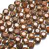 Natural Starburst Jasper Beads Strands G-C116-A136-01-2