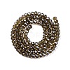 Electroplate Glass Beads Strands EGLA-A044-T4mm-A16-3