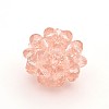 Transparent Glass Crystal Round Woven Beads GLAA-A034-4mm-A10-1