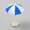 Plastic Beach Umbrella Miniature Display Decorations KY-WH0036-140B-1