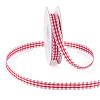 10 Yards Flat Polycotton(Polyester Cotton) Ribbon OCOR-TAC0030-01G-2