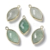 Natural Green Quartz Pendants G-B009-01G-U-1