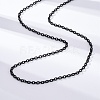 304 Stainless Steel Cable Chain Necklaces STAS-G170-13B-1