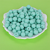 Round Silicone Focal Beads SI-JX0046A-93-6