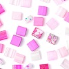 100Pcs 10 Styles 2-Hole Drawbench Glass Seed Beads SEED-FS0001-46-3