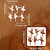 PET Hollow Out Drawing Painting Stencils DIY-WH0391-0560-2