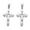 Non-Tarnish 304 Stainless Steel Pendants STAS-J036-111G-2