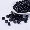Opaque Acrylic European Large Hole Beads PL338-45-1
