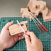 DIY Wood Carving Craft Kit DIY-E026-08-5