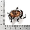 Natural Picture Jasper Pendants G-G112-01P-08-3