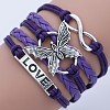 Imitation Leather Multi-strand Bracelets WG22DAF-04-1