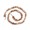 Natural Fossil Coral Beads Strands G-D0002-B36-2