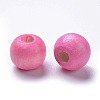 Dyed Natural Wood Beads X-WOOD-Q006-8mm-07-LF-2