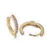 Brass Huggie Hoop Earring Findings KK-P150-42G-2