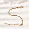 304 Stainless Steel Wheat Chains Bracelets for Women BJEW-A158-02A-G-2