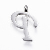 Non-Tarnish 304 Stainless Steel Pendants X-STAS-F129-P-P-2