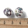 Vintage Porcelain Pumpkin Beads PORC-L080-A04-3