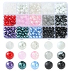 300Pcs 15 Styles Glass Beads GLAA-FS0001-46-1